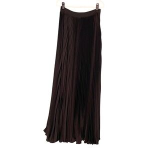 Vici Pleated Black‎ Full Length Maxi Skirt Size M *FREE SHIP*